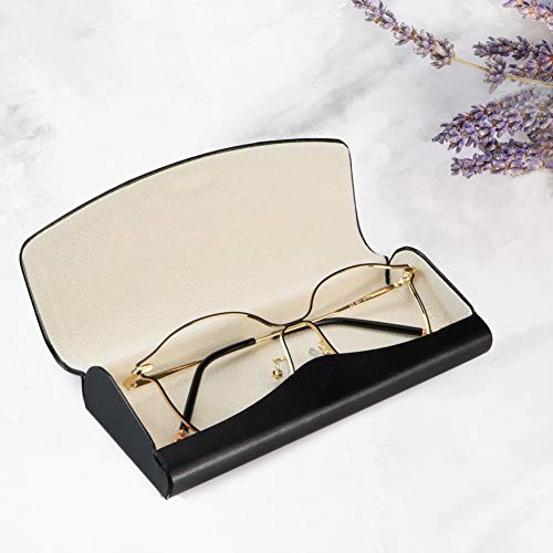 LifeArt Eyeglass Case Hard Shell, Portable Sunglass Case for Women and Men, fashionable PU Leather Eyeglass Case, Lightweight