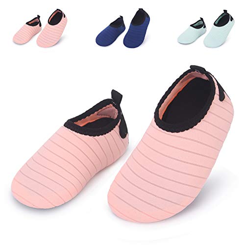 L-RUN Baby Boys Girls Water Shoes Barefoot Quick Dry Apricot 0-6 Months=EU15-16