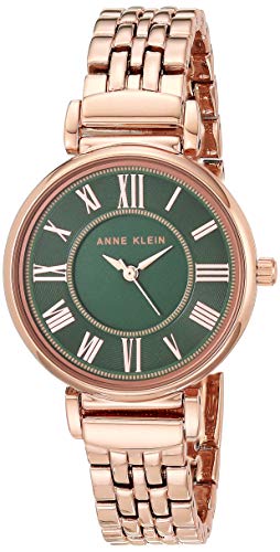 Anne Klein Women's AK/2158GNRG Rose Gold-Tone Bracelet Watch