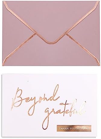 Rose Gold Foil Lined 