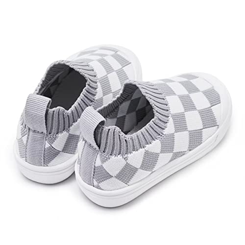 Baby Walking Shoes First Boy Girl Walker Infant Sock Tennis Mesh Sneakers Breathable 6 9 12 18 24 Months Grey Size 12-18 Months Infant