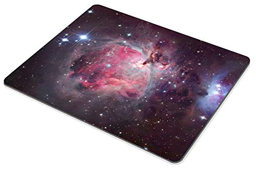 Orion Nebula Galaxy Watercolor Non-Slip Rectangle Mouse Pad Desk Accessory