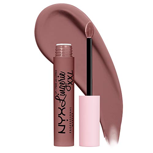 NYX PROFESSIONAL MAKEUP Lip Lingerie XXL Matte Liquid Lipstick - Unhooked (Grey Toned Beige)