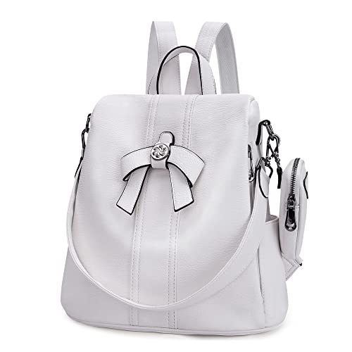 Backpack Purse for Women Fashion Backpack Purses PU Leather Daypacks Anti-Theft Shoulder Bag Satchel Purse