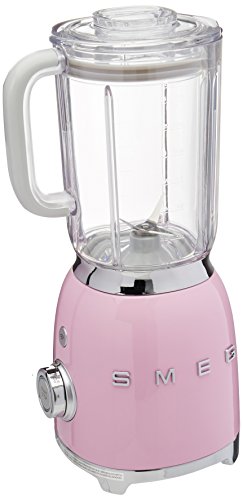 Smeg Countertop, Pastel Pink 50s Style Blender, 48 Ounces