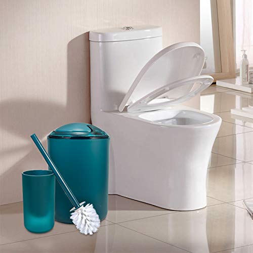 iMucci Bathroom Accessories Set - with Trash Can Toothbrush Holder