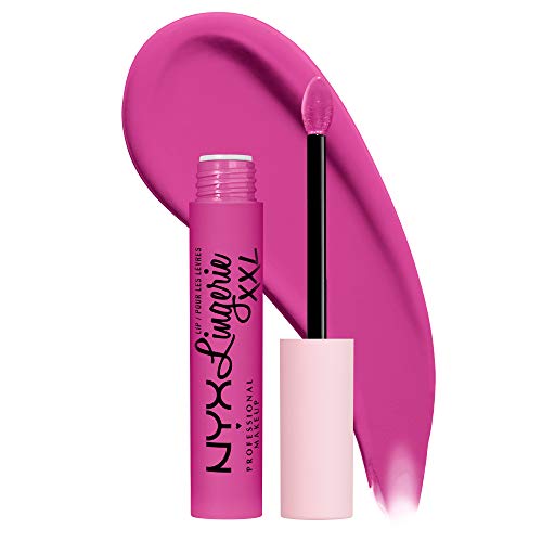 NYX PROFESSIONAL MAKEUP Lip Lingerie XXL Matte Liquid Lipstick - Knockout (Bubblegum Pink)