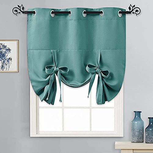 Kitchen Window Roman Shade Curtain Valance, 2 Sizes  (11 colors)