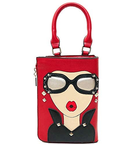 Eyecatching Unique Novelty 3D Boss Lady Designer Handbag Tote Crossbody Shoulder Purse  (6 colors)