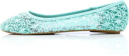 Women's Breathable Crochet Lace Slip-On Ballet Flat  (6 colors)