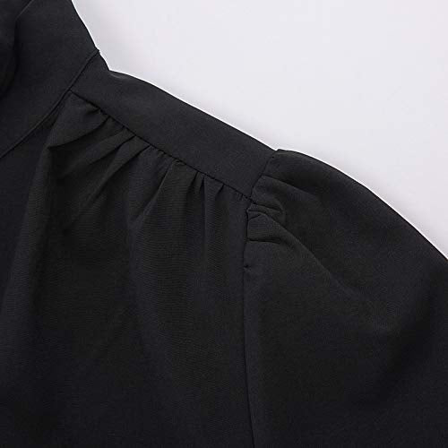 Plus Size Chiffon Blouse Tops for Women Short Sleeve Button Up Shirt,Black，3X-Large