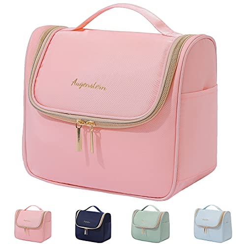 Large Portable Toiletry Makeup Cosmetic Organizer Bag, Pink
