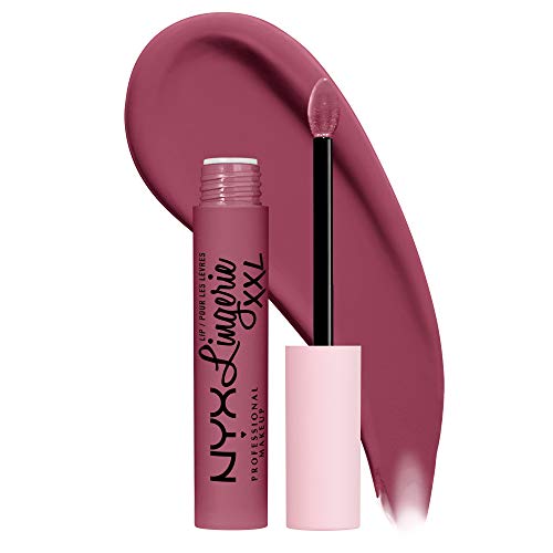 NYX PROFESSIONAL MAKEUP Lip Lingerie XXL Matte Liquid Lipstick - Unlaced (Cool Toned Dusty Rose)