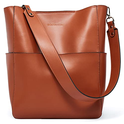 Women's Roomy Leather Designer Handbag Tote Shoulder Bucket Bag  (12 colors)