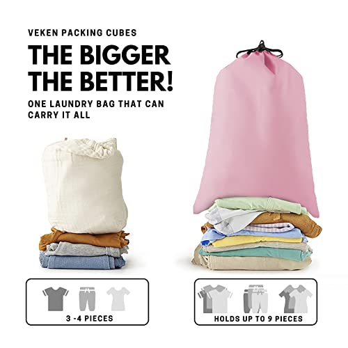 8 Set Packing Cubes for Suitcases and Carry On, Organizers for Travel Essentials  (20 colors)