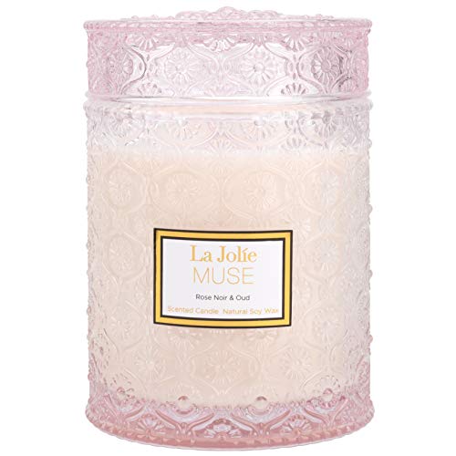 Natural Soy Scented Candle, 19.4-Ounce Luxury Jar, Long Burning, Premium Gift  (18 fragrances)