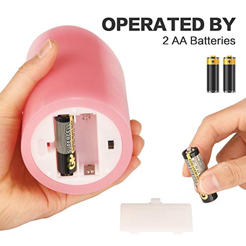 Set of 3 Flameless Battery Operated Real Wax LED Pillar Candles w/Remote Control & Timer  (5 colors)