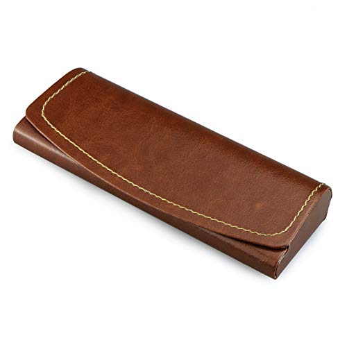 LifeArt Eyeglass Case Hard Shell, Portable Sunglass Case for Women and Men, fashionable PU Leather Eyeglass Case, Lightweight