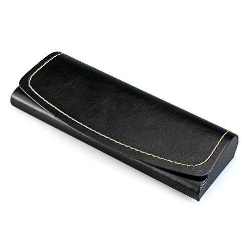 LifeArt Eyeglass Case Hard Shell, Portable Sunglass Case for Women and Men, fashionable PU Leather Eyeglass Case, Lightweight