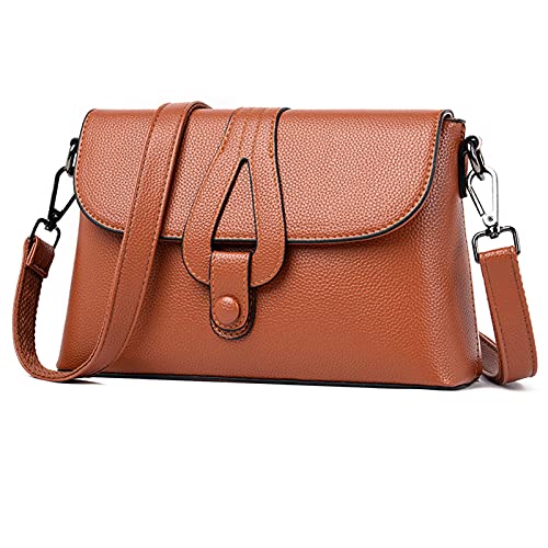 Striking & Spacious Crossbody Shoulder Satchel Handbag  (4 colors)
