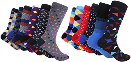 Marino Men's Dress Socks - Colorful Funky Socks for Men Marino Men's Dress Socks - Colorful Funky Socks for Men