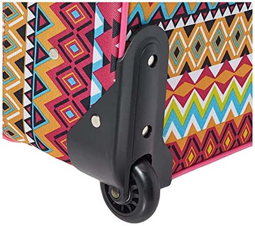 Rockland Fashion Softside Upright Luggage Set, Tribal, 2-Piece (14/19)