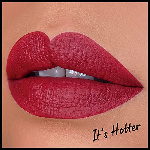 NYX PROFESSIONAL MAKEUP Lip Lingerie XXL Matte Liquid Lipstick - It's Hotter (Warm Mahogany Red)