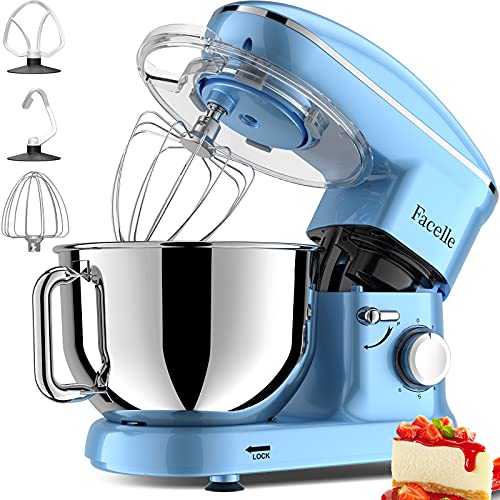 660W 6-Speed Tilt-Head Kitchen Stand Mixer w/6-Qt Stainless Steel Bowl  (6 colors)