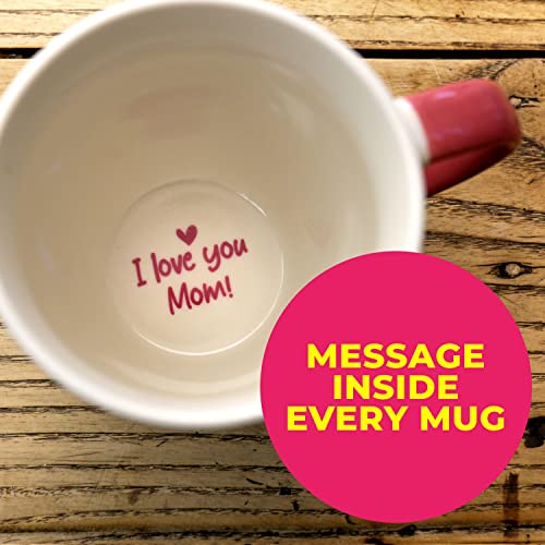 Love Mug: World's Best Mom Mug - Best Mom Coffee Mug and Tea Cup, Mother's Day Gift for Mom from Daughter and Son. Birthday Gifts for Mom, Mom Coffee Cup. New Bone China