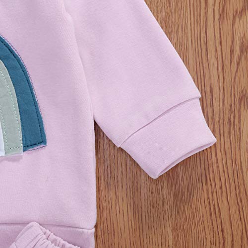 Thorn Tree Newborn Baby Girls Clothes Cotton Suit Cute Baby Kid Infant Toddler Play Wear Fall Winter Rainbow Outfits