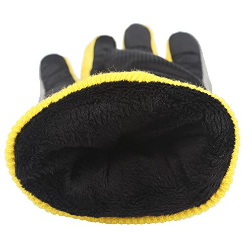 MAGARROW Winter Warm Windproof Outdoor Sports Gloves For Children and Adults (Black, Small (Fit kids 6-7 years old))