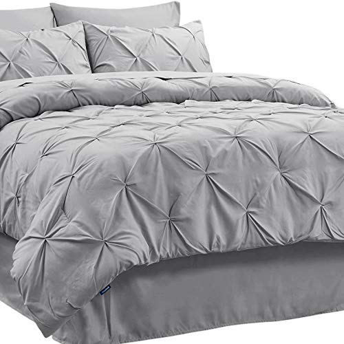 8 Pieces Complete Microfiber Comforter Bedding Set w/Sheets, Pillowcases & Shams, 5 Sizes  (30 colors)