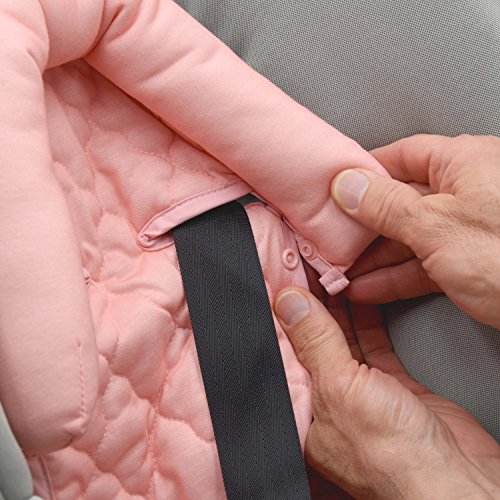 Pink, Gray & Teal Baby & Toddler 2-in-1 Head Support for Car Seats, Strollers & Bouncers