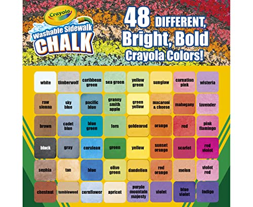 Crayola 48 Count Sidewalk Chalk (51-2048)