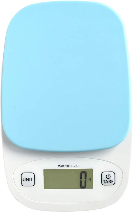 Small Mini Digital Kitchen Food Scale for Weight Max 11lb, Pink or Blue