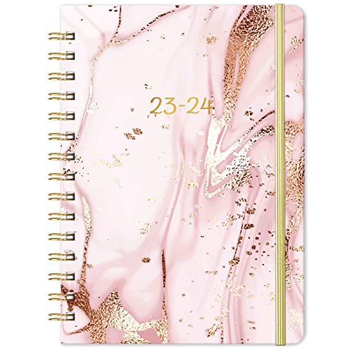 Planner 2023-2024 - 2023-2024 Academic Planner with Prelabeled Monthly Tabs, July 2023 - June 2024, 6.3