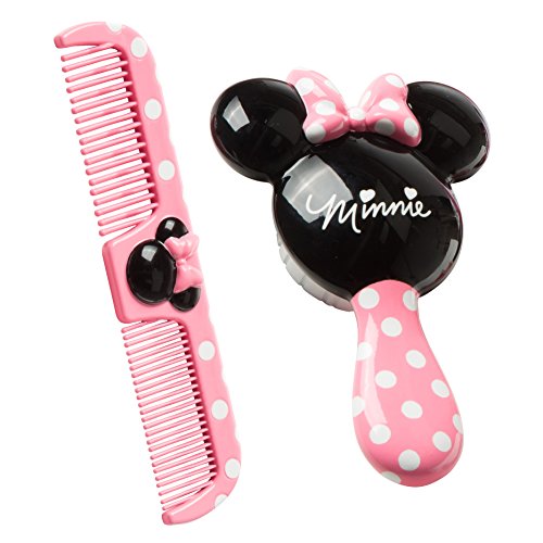 Disney Baby Minnie Hair Brush and Wide Tooth Comb Set