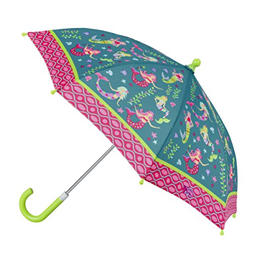 Kids Mermaid All Over Print Umbrella, One Size