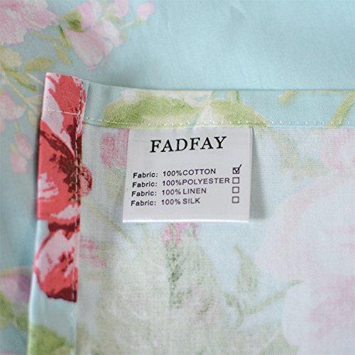 King-Size Shabby Pink Floral Deep Pocket Cotton Bed Sheet Set - Pink and Caboodle