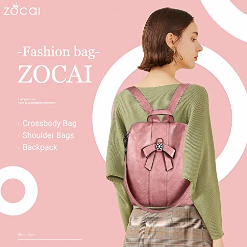 Backpack Purse for Women Fashion Backpack Purses PU Leather Daypacks Anti-Theft Shoulder Bag Satchel Purse