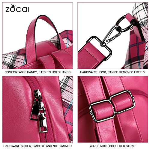 Backpack Purse for Women Fashion Backpack Purses PU Leather Daypacks Anti-Theft Shoulder Bag Satchel Purse…