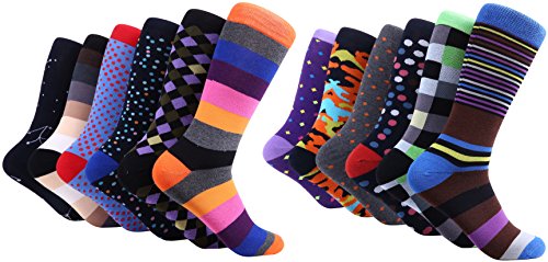 Marino Men's Fun Colorful Dress Socks