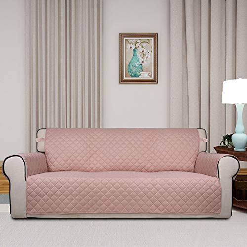 Reversible Quilted Sofa Cover, Washable Water Resistant Slipcover Furniture Protector  (21 olors)