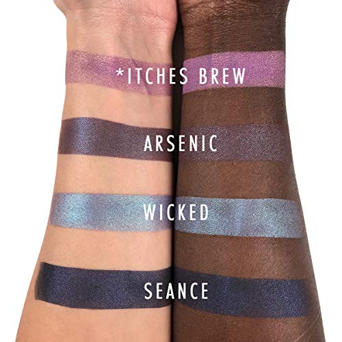 Silky-Smooth and Highly Pigmented Long Lasting Mineral Powder Eyeshadow, 4-Color Smoky Cave Palette