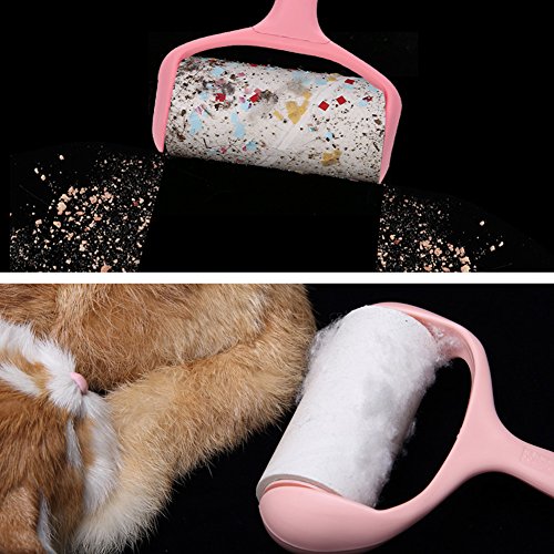 Lint Roller w/9 Refills, 540 Sheets, Super Sticky for Pet Hair Removal, Clothes, Carpet, Car Seats
