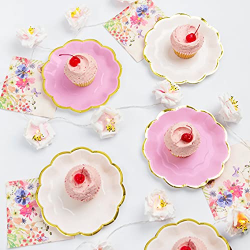 Talking Tables BG-CNAPKIN Blossom Tea Party Floral Napkins, Pack of 20, 25 x 25cm, 10" x 10", Pink