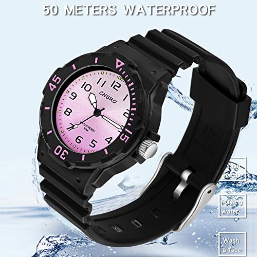 Women's Watch Sport Waterproof Watches Nurse Minimalist Simple Analog Watch Casual Ladies Watch Rose Gold Pink