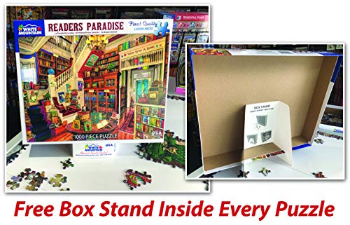 Reader's Paradise - 1000 Piece Jigsaw Puzzle, Extra Large Sturdy Chipboard Pieces