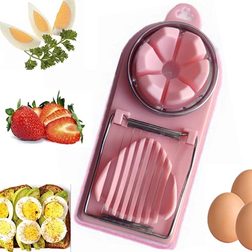 Multipurpose Egg Cutter Slicer for Eggs, Fruits or Vegetables  (4 colors)