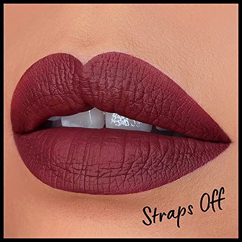 NYX PROFESSIONAL MAKEUP Lip Lingerie XXL Matte Liquid Lipstick - Straps Off (Reddish Brown Nude)